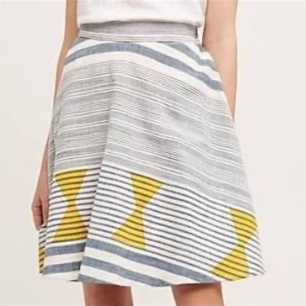 Anthropologie Plenty by Tracy Reese Cotton Skirt